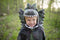 Great Pretenders Verkleedkledij Dilophosaurus cape met klauwen - Groen - Maat 4-6 jaar