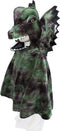 Great Pretenders Verkleedkledij Dilophosaurus cape met klauwen - Groen - Maat 4-6 jaar