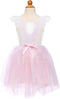 Great Pretenders Verkleedkledij Eerhoorn jurk met hoofdband - Roze - Maat 5-6 jaar