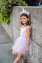 Great Pretenders Verkleedkledij Eerhoorn jurk met hoofdband - Roze - Maat 5-6 jaar