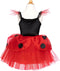 Great Pretenders Verkleedkledij Lieveheersbeestjes jurk met hoofdband - Rood