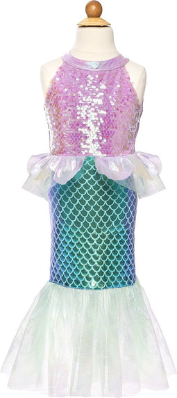 Great Pretenders Verkleedkledij Misty Zeemeermin jurk - Multi - Maat 5-6 jaar