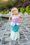 Great Pretenders Verkleedkledij Misty Zeemeermin jurk - Multi - Maat 5-6 jaar