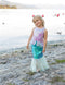 Great Pretenders Verkleedkledij Misty Zeemeermin jurk - Multi - Maat 7-8 jaar