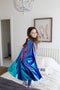 Great Pretenders Verkleedkledij Omkeerbare Holografische Bliksem cape - Multi - Maat 5-6 jaar