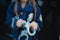 Great Pretenders Verkleedkledij Politie vest met hoed en walkie - Blauw - Maat 5-6 jaar