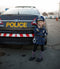 Great Pretenders Verkleedkledij Politie vest met hoed en walkie - Blauw - Maat 5-6 jaar