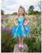 Great Pretenders Verkleedkledij Pretty Peacock - Jurk met diadeem - 5/6 jaar