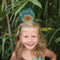 Great Pretenders Verkleedkledij Pretty Peacock - Jurk met diadeem - 5/6 jaar