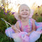 Great Pretenders Verkleedkledij Regenboog sequins rok met vleugels en toverstok - Multi - Maat 4-6 jaar