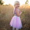 Great Pretenders Verkleedkledij Regenboog sequins rok met vleugels en toverstok - Multi - Maat 4-6 jaar