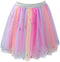 Great Pretenders Verkleedkledij Regenboog sequins rok met vleugels en toverstok - Multi - Maat 4-6 jaar