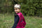 Great Pretenders Verkleedkledij Ridder cape met borstplaat en kroon - Multi - Maat 5-6 jaar