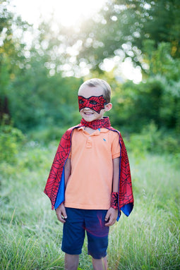 Great Pretenders Verkleedkledij Spider Man cape - Multi - Maat 3-4 jaar