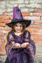Great Pretenders Verkleedkledij Spider Witch - Heksenjurk met hoed - Paars - Maat 3-4 jaar