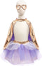Great Pretenders Verkleedkledij Super-Duper Tutu met cape en masker - Rose Gold/Lila - Maat 4-6 jaar