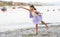 Great Pretenders Verkleedkledij Super-Duper Tutu met cape en masker - Rose Gold/Lila - Maat 4-6 jaar