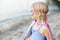 Great Pretenders Verkleedkledij Super-Duper Tutu met cape en masker - Roze/Blauw - Maat 4-6 jaar
