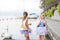 Great Pretenders Verkleedkledij Super-Duper Tutu met cape en masker - Rose Gold/Lila - Maat 4-6 jaar
