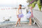Great Pretenders Verkleedkledij Super-Duper Tutu met cape en masker - Rose Gold/Lila - Maat 4-6 jaar