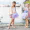 Great Pretenders Verkleedkledij Super-Duper Tutu met cape en masker - Rose Gold/Lila - Maat 4-6 jaar
