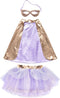 Great Pretenders Verkleedkledij Super-Duper Tutu met cape en masker - Rose Gold/Lila - Maat 4-6 jaar