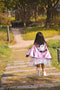 Great Pretenders Verkleedkledij Super-Duper Tutu met cape en masker - Roze/Blauw - Maat 4-6 jaar