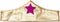 Great Pretenders Verkleedkledij Superheldin Ster jurk met cape en hoofdband - Magenta/Paars - Maat 5-6 jaar