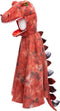 Great Pretenders Verkleedkledij T-Rex cape met klauwen - 5/6 jaar - Rood - Maat 5-6 jaar
