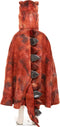 Great Pretenders Verkleedkledij T-Rex cape met klauwen - 5/6 jaar - Rood - Maat 5-6 jaar