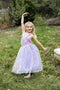 Great Pretenders Verkleedkledij Taylor Swift Eras jurk met vleugels - Paars - Maat 3-4 jaar
