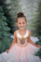 Great Pretenders Verkleedkledij Tutu Ballet jurk - Rose gold - Maat 5-6 jaar