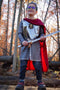 Great Pretenders Verkleedkledij Zilveren Ridder tuniek met cape - Multi - Maat 5-6 jaar