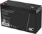 Green Cell 6V 12Ah (4.6mm) 12000mAh VRLA AGM accu