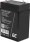 Green Cell 6V 4Ah (F1 4.6mm) 4000mAh VRLA AGM accu