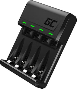 GREEN CELL GC VitalCharger Ni-MH AA en AAA Batterij oplader met Micro USB en USB-C poort