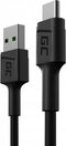 Green Cell KABGC25 USB-kabel 0,3 m USB A USB C Zwart
