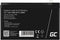 Green Cell Loodaccu 12 V 7.2 Ah Loodgel (b x h x d) 151 x 95 x 65 mm Kabelschoen 6.35 mm Cyclusbestendig, Onderhoudsvrij