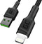 Green Cell Ray Lightning 3x 1,2m LED do Apple iPhone, szybkie ładowanie