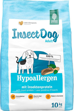 Green Petfood InsectDog Hypoallergeen, Honden Droogvoer, volwassen, met insecteneiwit, 10 kg