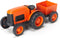 Green Toys tractor oranje