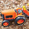 Green Toys tractor oranje
