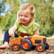Green Toys tractor oranje