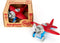 Green Toys vliegtuig rode vleugels