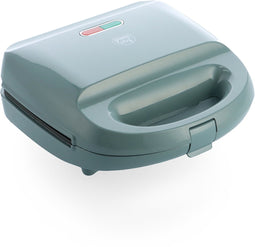 GreenChef - 3-in-1 Panini, wafel en croque machine - verwisselbare platen - blauwgrijs - PFAS-vrij