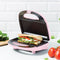 GreenChef - 3-in-1 Panini, wafel en croque machine - verwisselbare platen - roze - PFAS-vrij