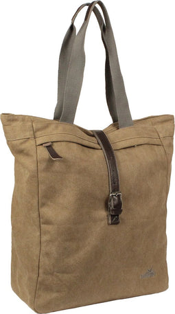 Greenlands canvas camel - fietstas - Shopper - met jeans voering - camel bruin - 20 liter