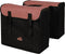 Greenlands - Dubbele Fietstas - 34 Liter - Zwart;Koraalrood