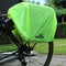 Greenlands dubbele fietstas - canvas - 40 liter - camel - gevoerd met spijkerstof - inclusief regenhoes