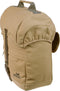 Greenlands enkele canvas fietstas Travel - 20 liter - camel - gevoerd met spijkerstof - incl. regenhoes